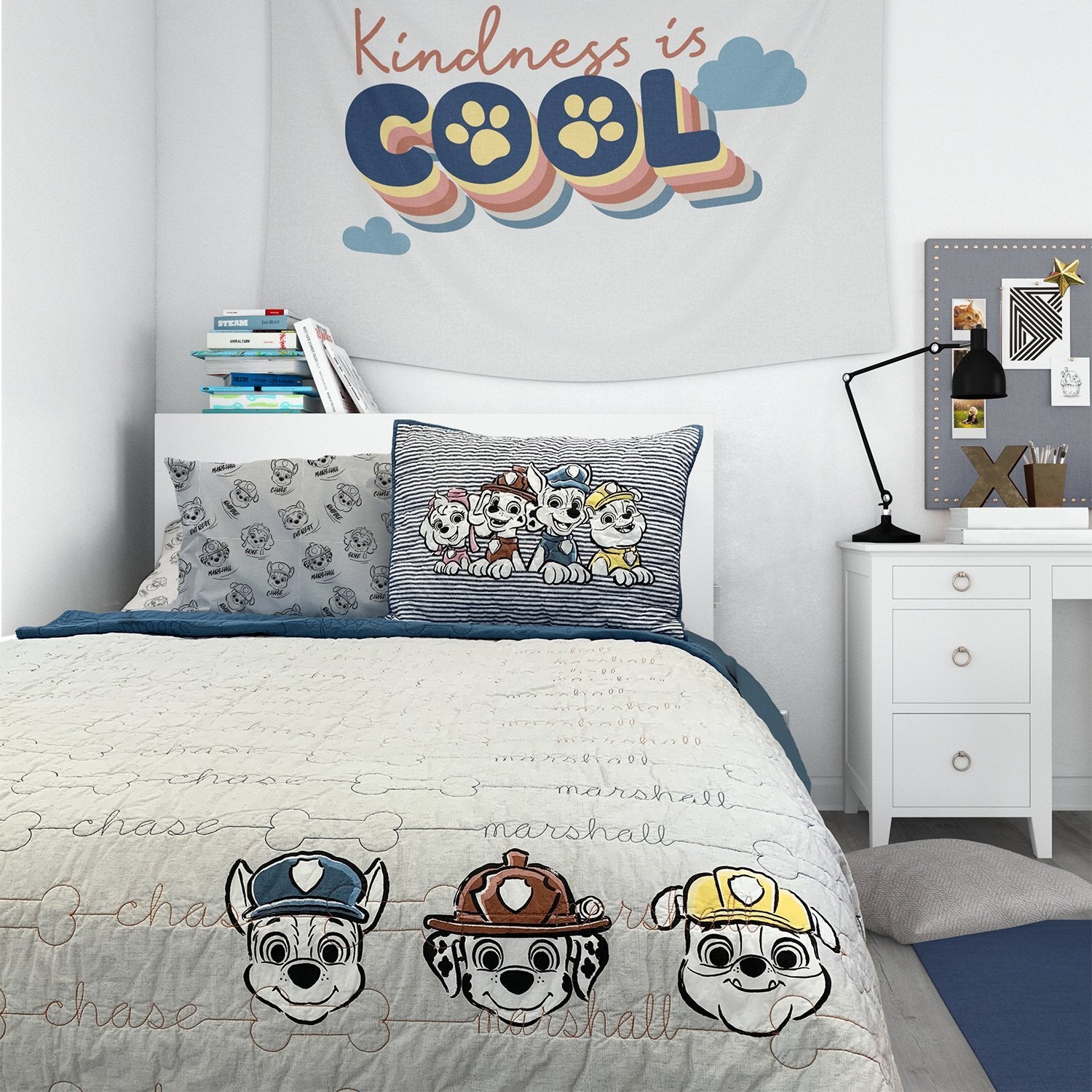 PAW Patrol™ Quilt and Sham - Twin - Childrens Bedding, Kids Bedding, Morning Bird Bed & Bath