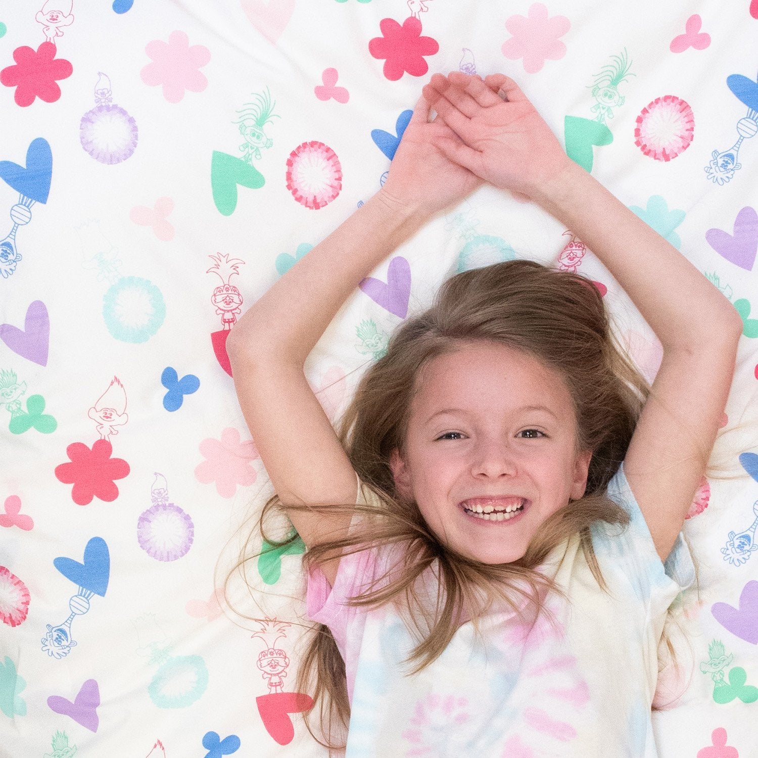 Organic Cotton Trolls™ 4-Piece Sheet Set - Full - Childrens Bedding, Kids Bedding, Morning Bird Bed & Bath