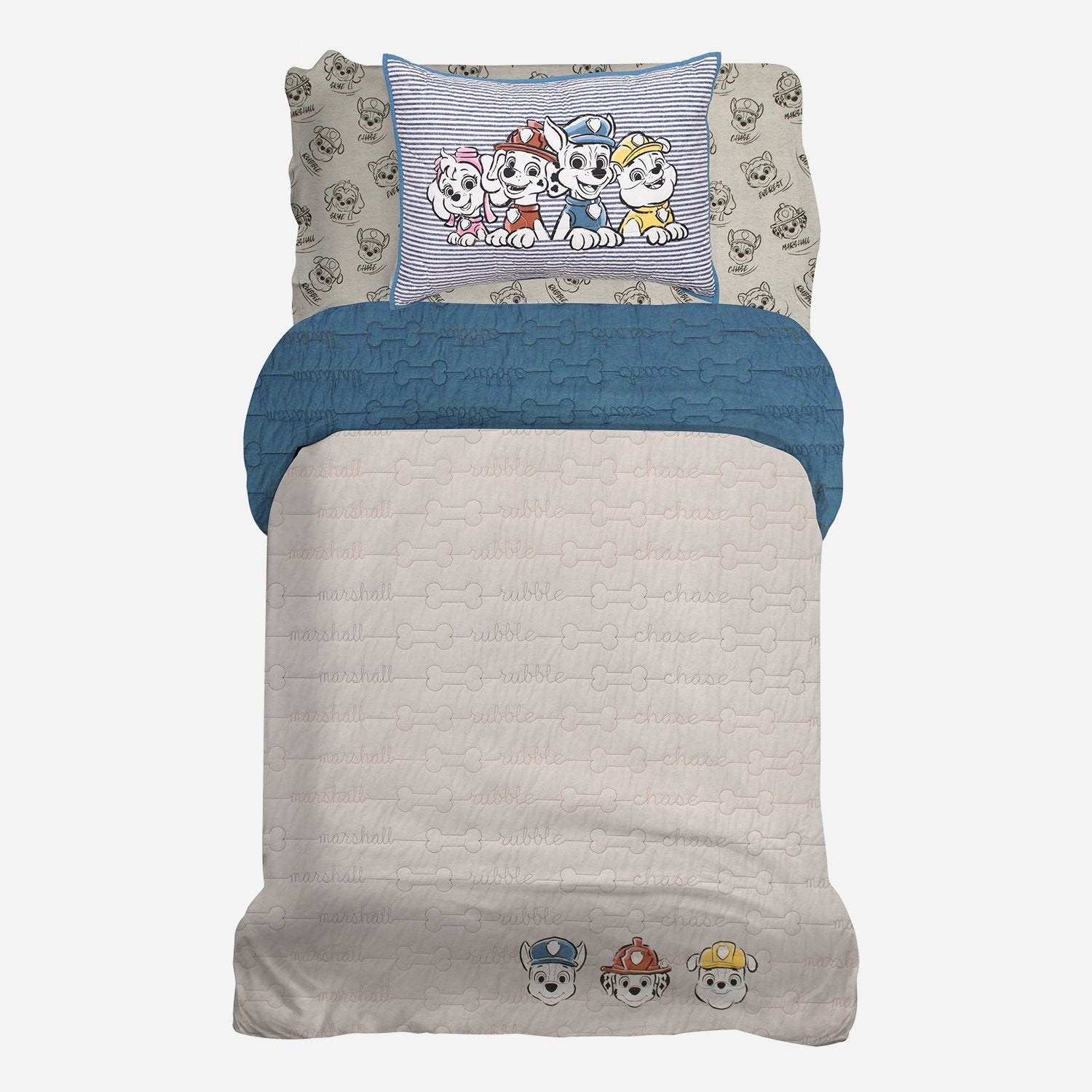 PAW Patrol™ Quilt & 2 Shams - Full/Queen - Childrens Bedding, Kids Bedding, Morning Bird Bed & Bath