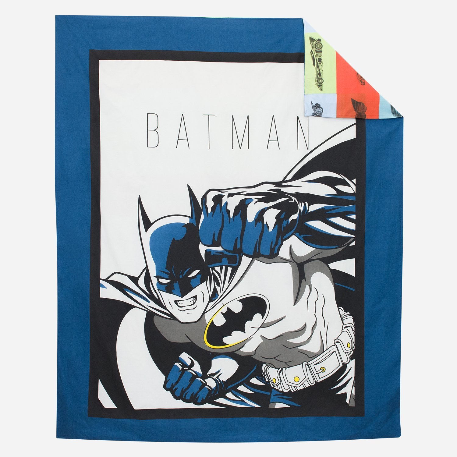 Organic Cotton Batman™ Duvet Cover with 2 Shams - Full/Queen - Childrens Bedding, Kids Bedding, Morning Bird Bed & Bath