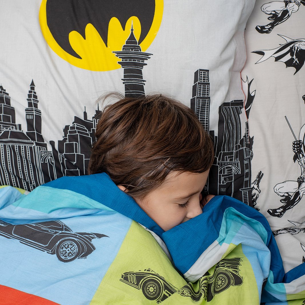 Organic Cotton Batman™ Duvet Cover & Sham - Twin - Childrens Bedding, Kids Bedding, Morning Bird Bed & Bath