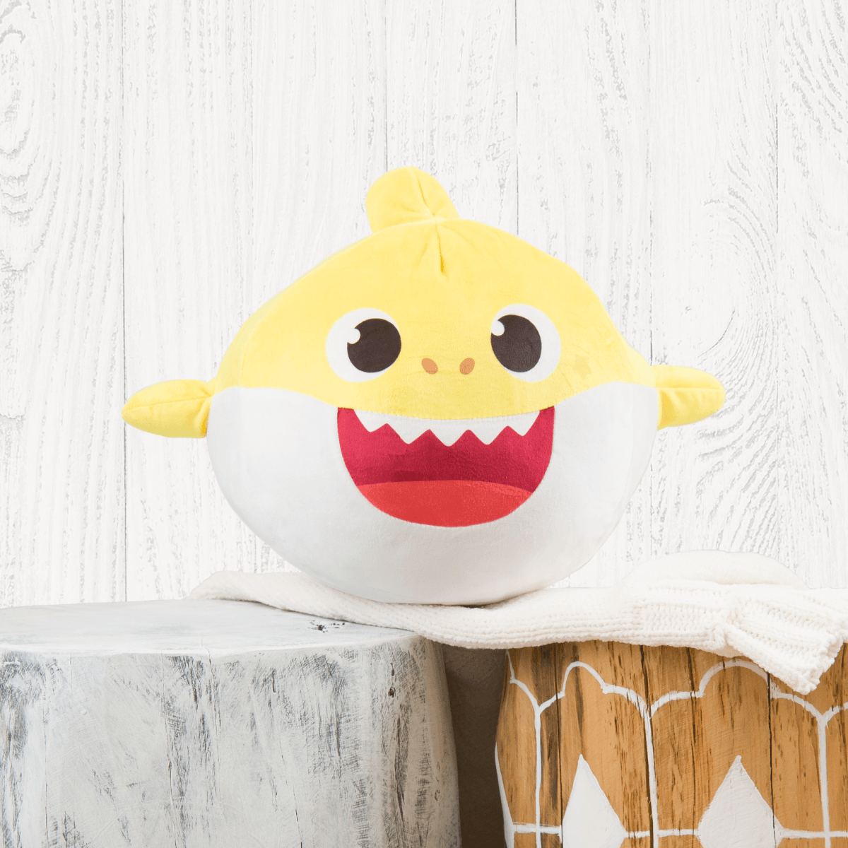 Baby Shark Pillow Buddy - Ollie - Childrens Bedding, Kids Bedding, Morning Bird Bed & Bath