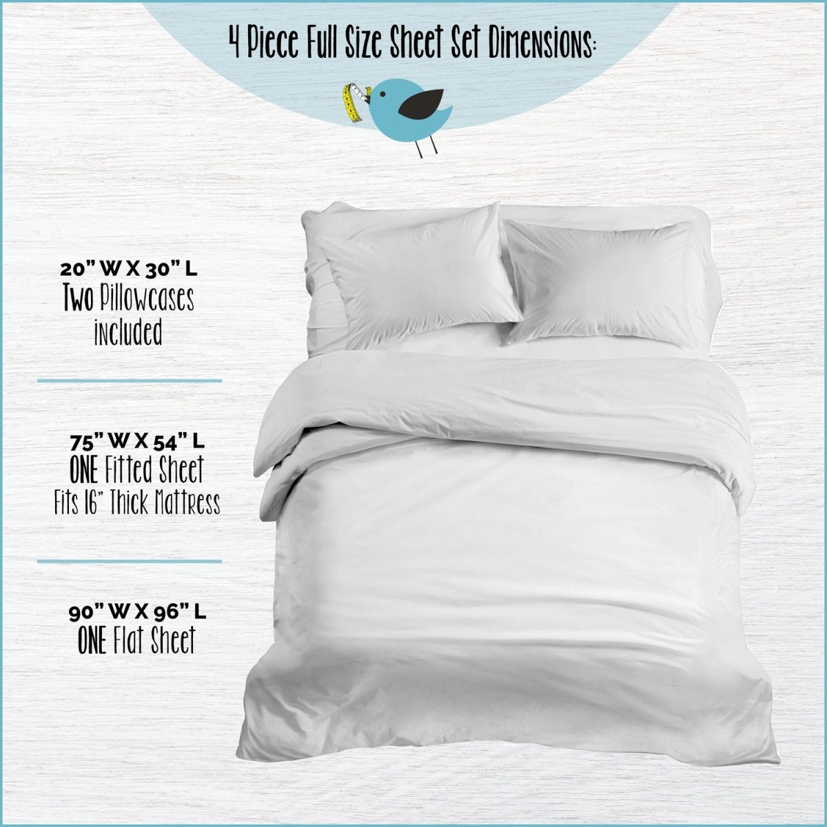 Organic Cotton Batman™ 4-Piece Sheet Set & 2 Pillowcases - Full - Childrens Bedding, Kids Bedding, Morning Bird Bed & Bath