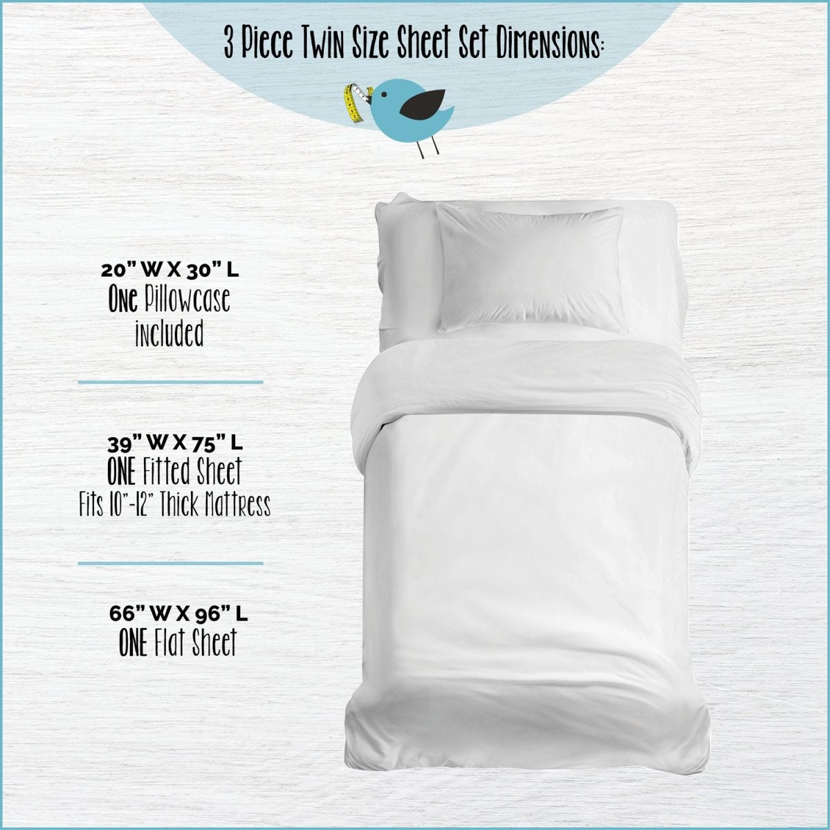 Organic Cotton L.O.L. Surprise!™ 3-Piece Sheet Set & Pillowcase - Twin - Childrens Bedding, Kids Bedding, Morning Bird Bed & Bath