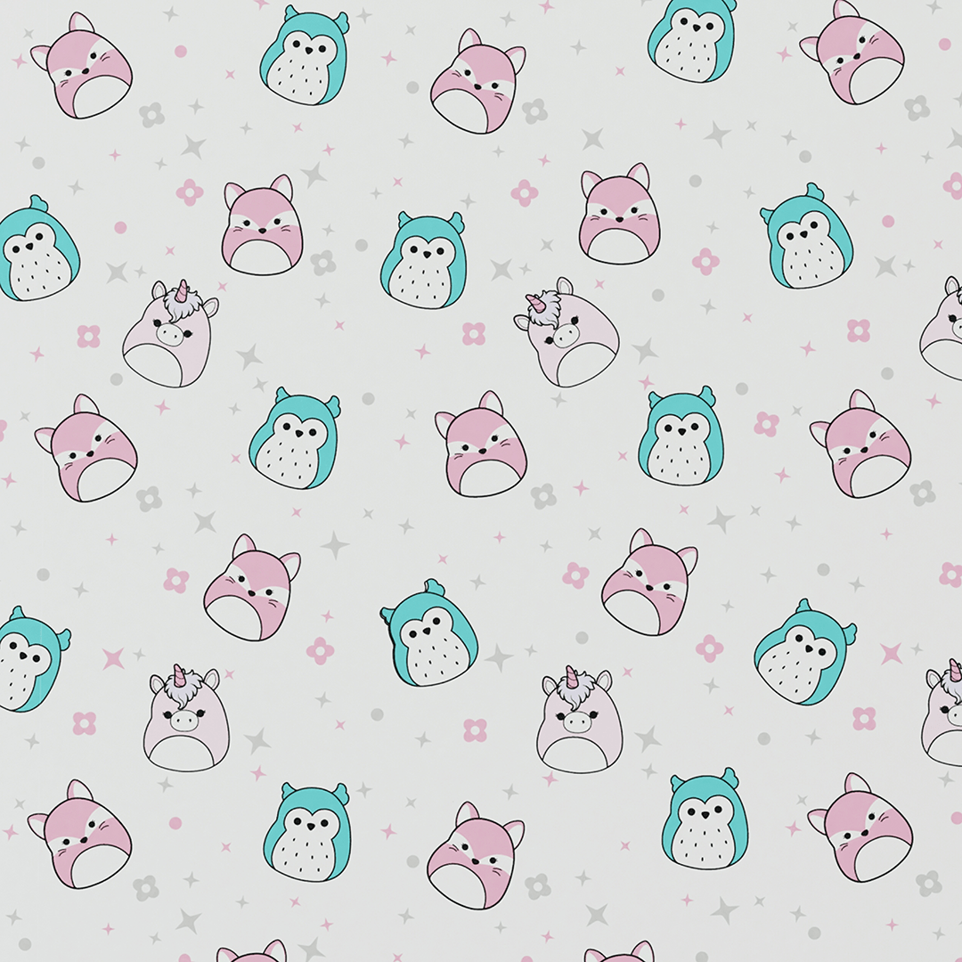 Squishmallows 100% Cotton Sheet Set - Twin - Childrens Bedding, Kids Bedding, Morning Bird Bed & Bath