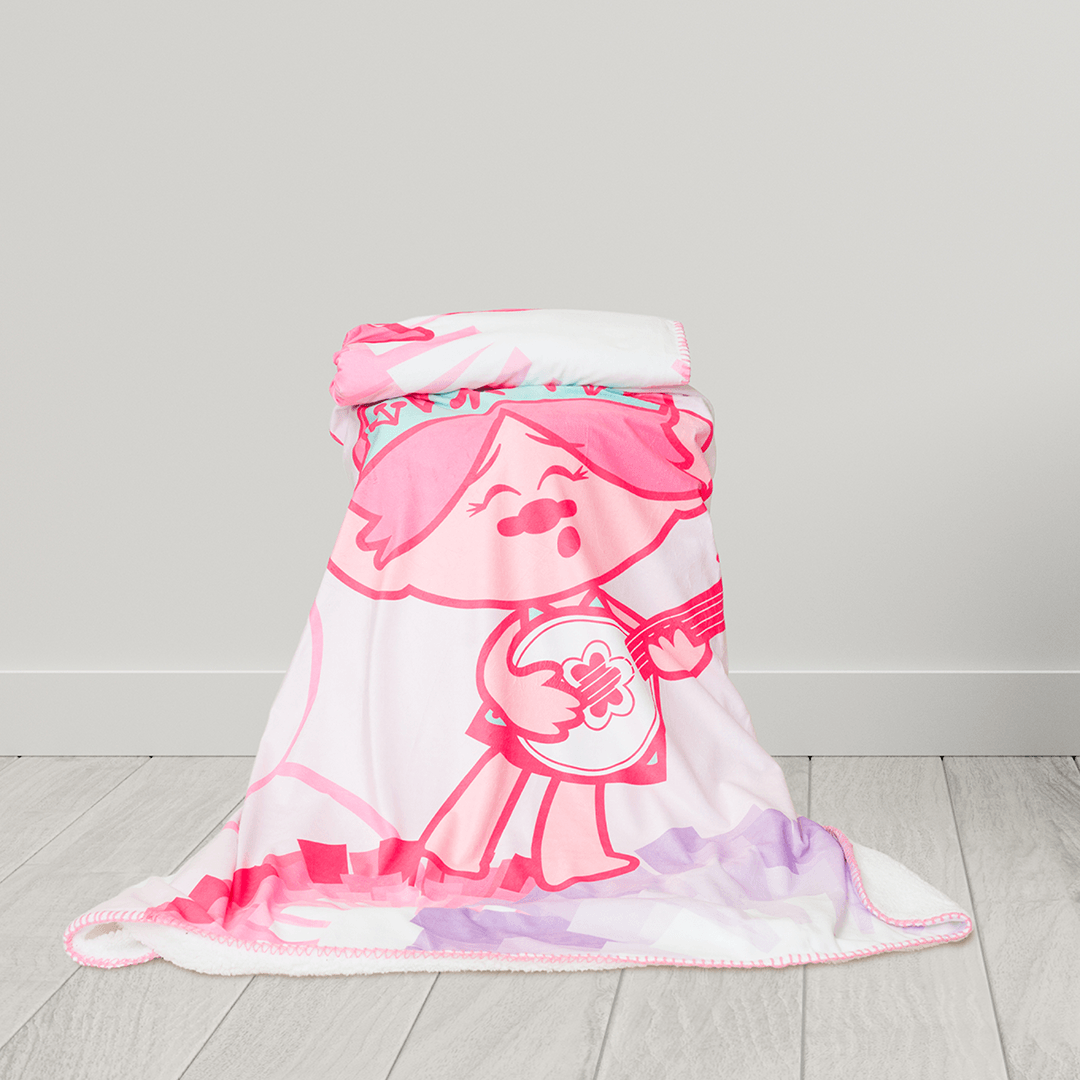 Trolls™ Sherpa Throw - Ultra Soft - Childrens Bedding, Kids Bedding, Morning Bird Bed & Bath